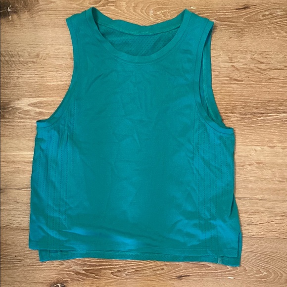 Teal Sleeveless Women's Top - Picture 1 of 3